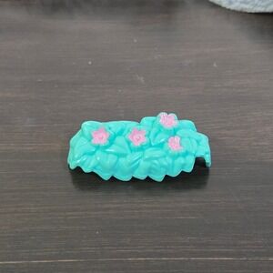 Fisher Price‎ Loving Family Teal Floral Bench Patio Dollhouse Accessory